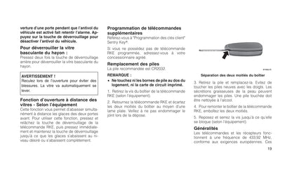 2010-2011 Jeep Cherokee Owner's Manual | French