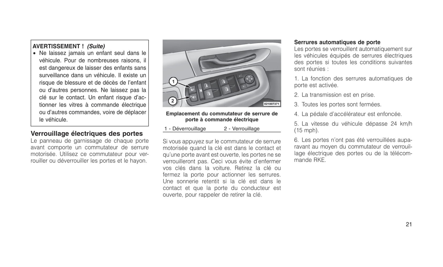 2010-2011 Jeep Cherokee Owner's Manual | French