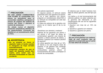 2011-2012 Kia Sorento Owner's Manual | Spanish