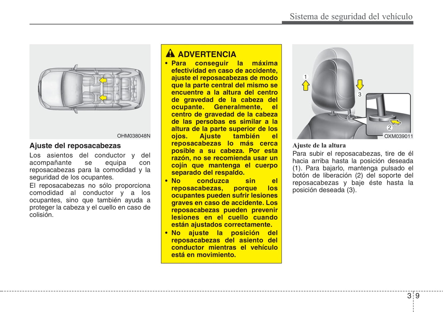 2011-2012 Kia Sorento Owner's Manual | Spanish