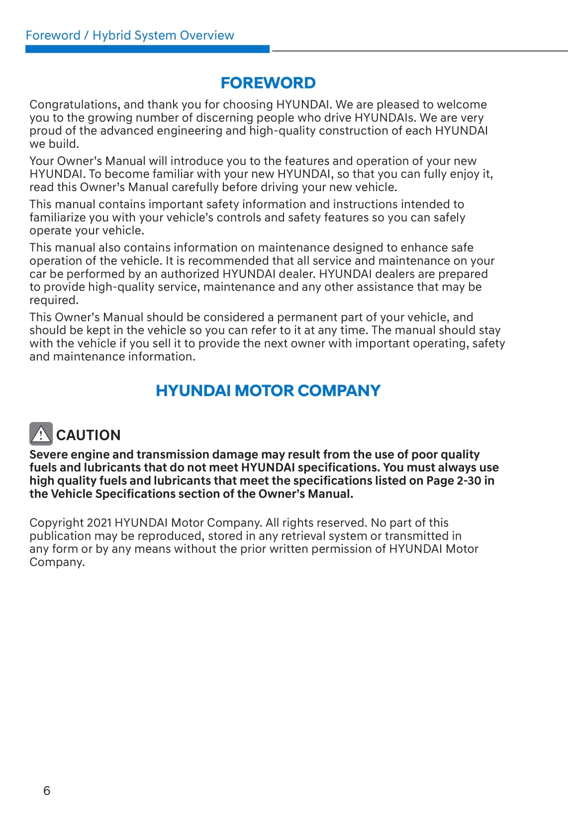 2021-2022 Hyundai Tucson Hybrid/Plug-in Hybrid Gebruikershandleiding | Engels