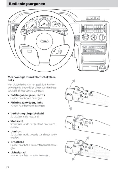 1990-1992 Ford Escort Gebruikershandleiding | Nederlands