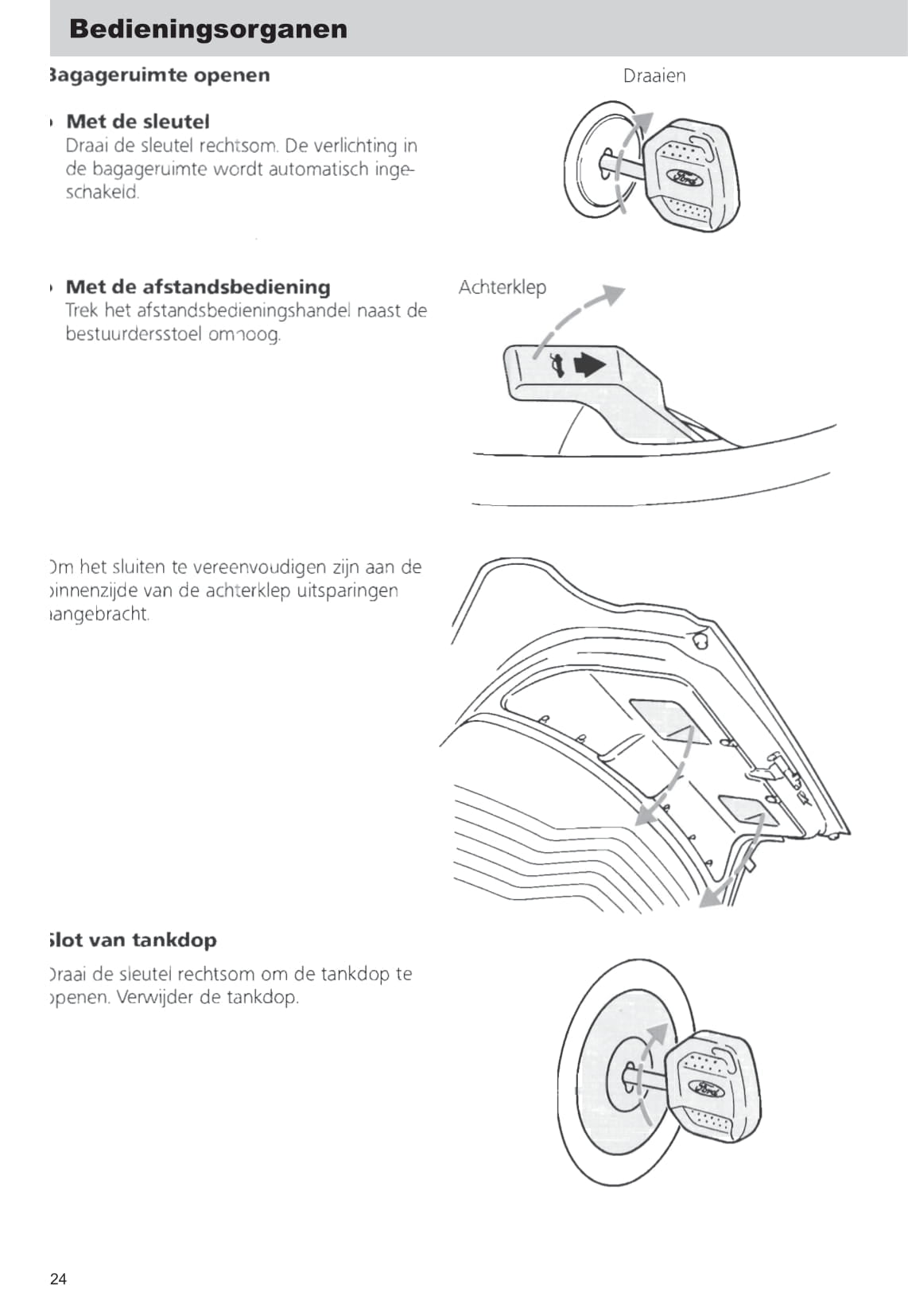 1990-1992 Ford Escort Gebruikershandleiding | Nederlands