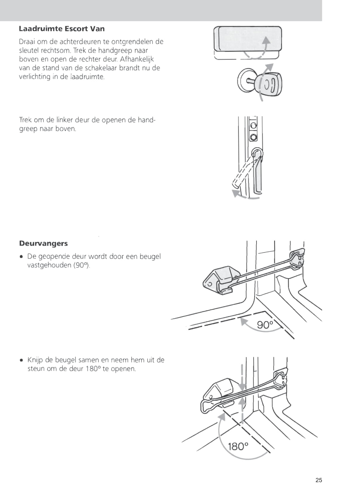 1990-1992 Ford Escort Gebruikershandleiding | Nederlands