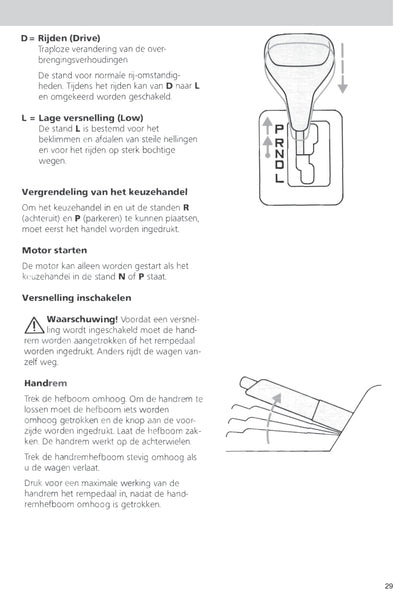 1990-1992 Ford Escort Gebruikershandleiding | Nederlands