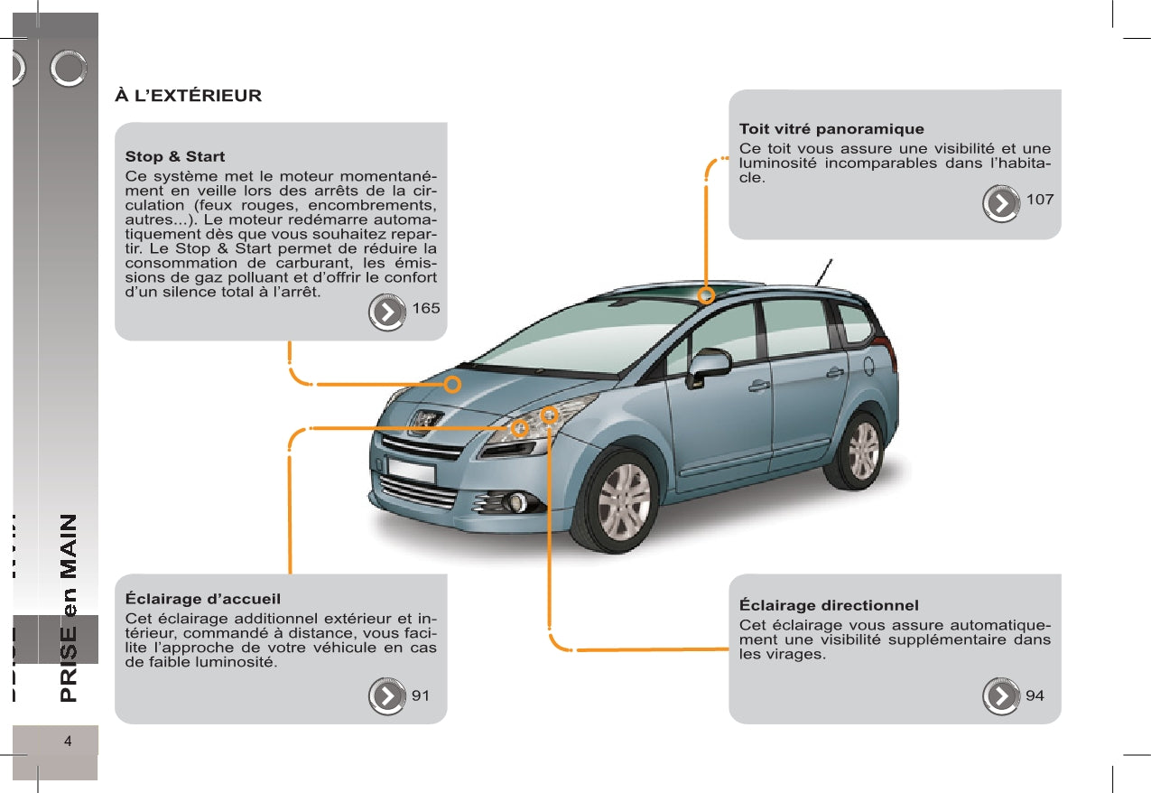 2012-2013 Peugeot 5008 Gebruikershandleiding | Frans