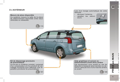 2012-2013 Peugeot 5008 Gebruikershandleiding | Frans