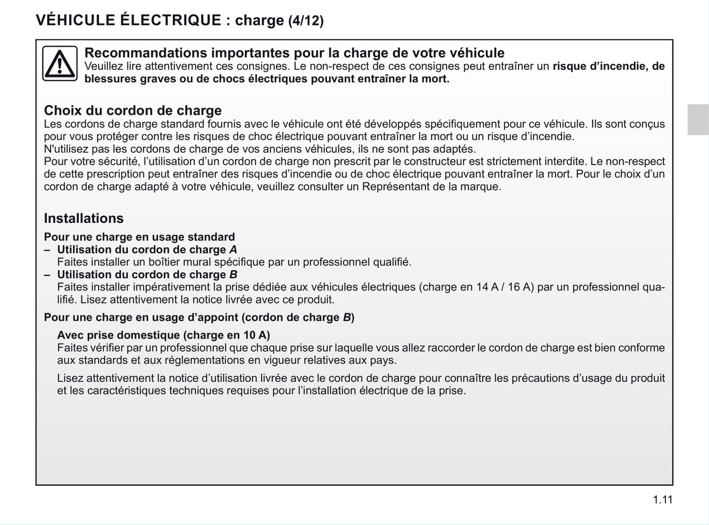 2020-2021 Renault Twingo Z.E. Owner's Manual | French