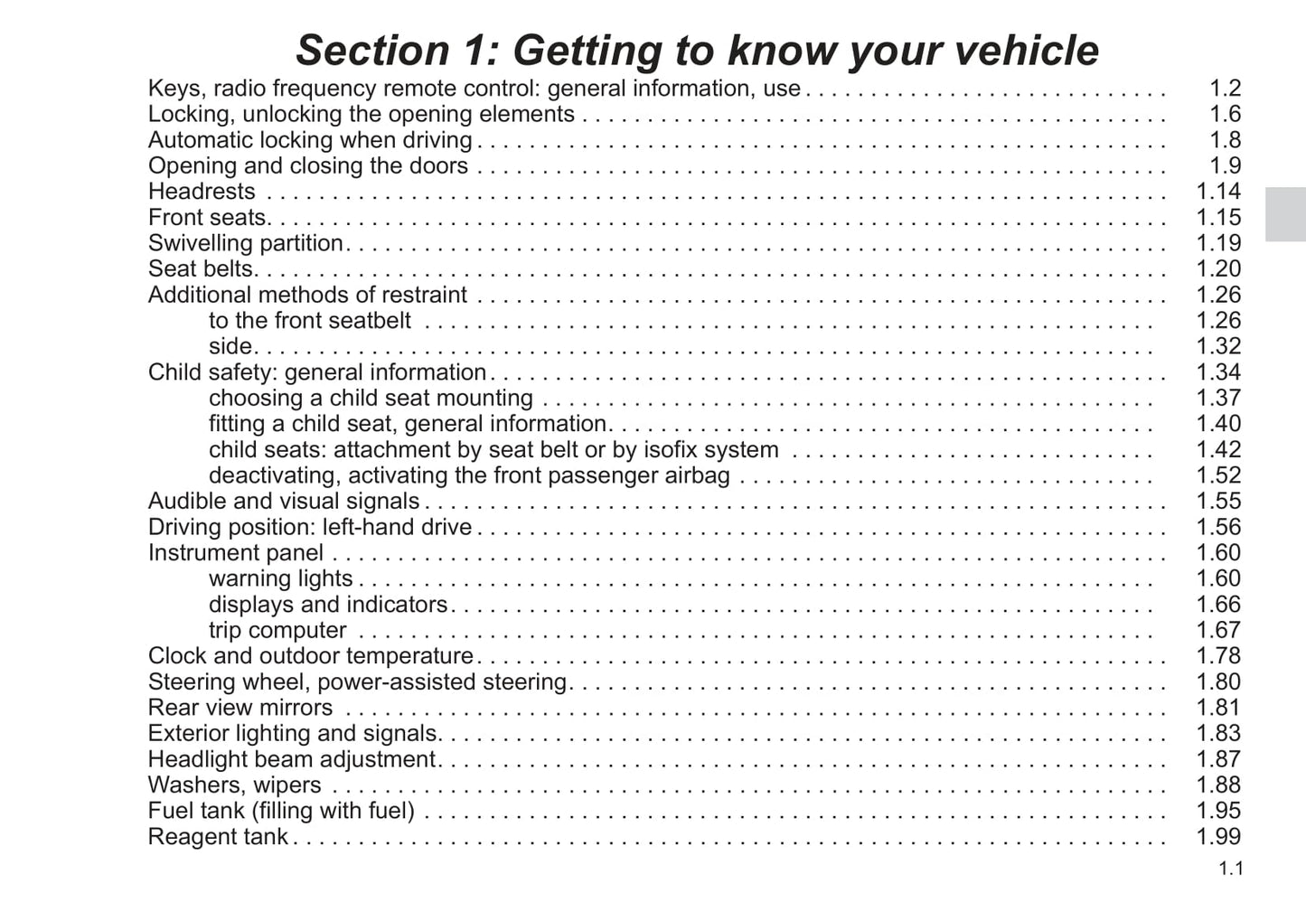 2021-2022 Renault Express Owner's Manual | English