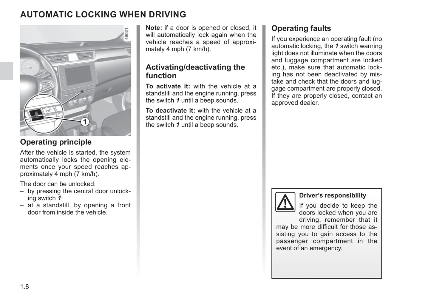 2021-2022 Renault Express Owner's Manual | English