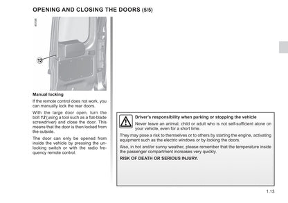 2021-2022 Renault Express Owner's Manual | English