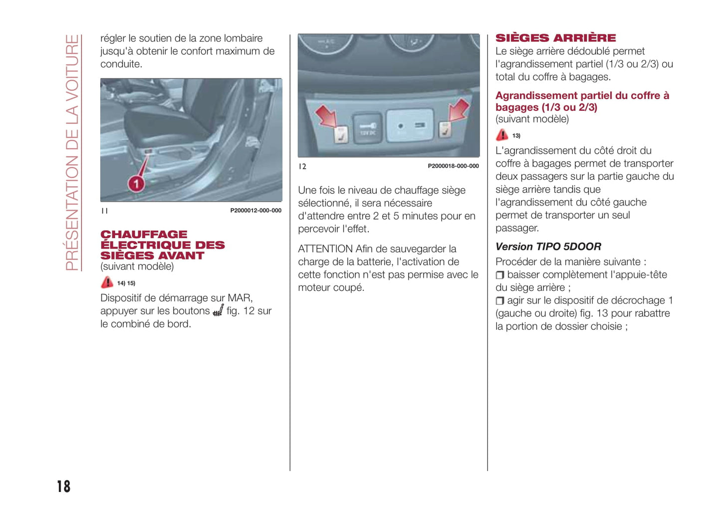 2017-2018 Fiat Tipo Bedienungsanleitung | Französisch