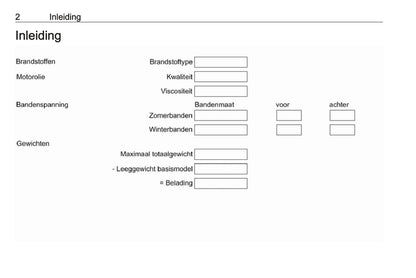 2018-2019 Opel Cascada Owner's Manual | Dutch