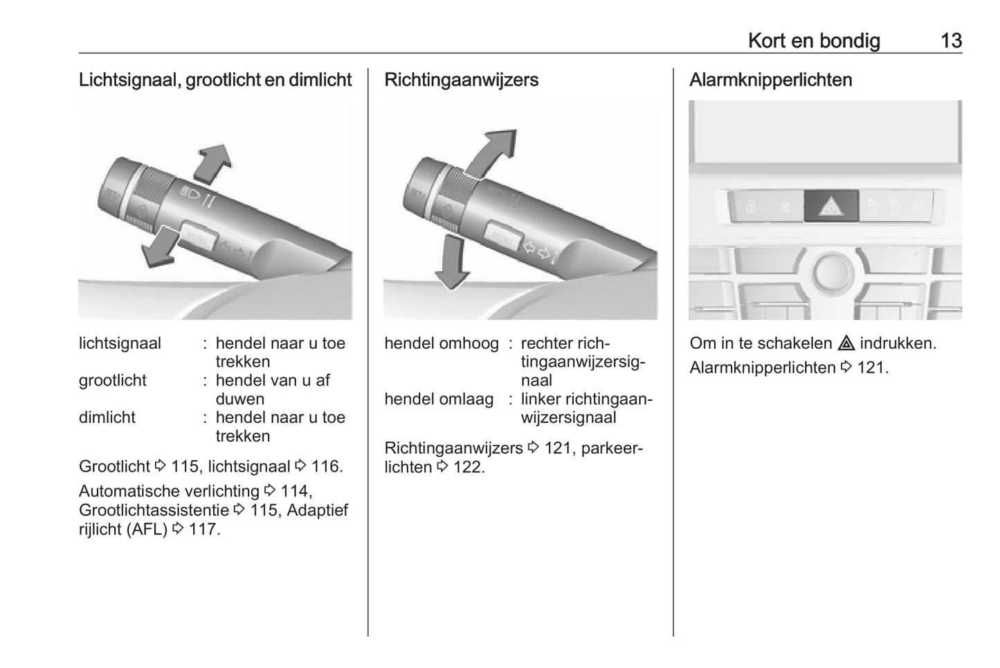 2018-2019 Opel Cascada Owner's Manual | Dutch