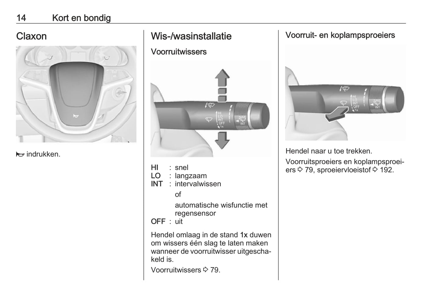 2018-2019 Opel Cascada Owner's Manual | Dutch