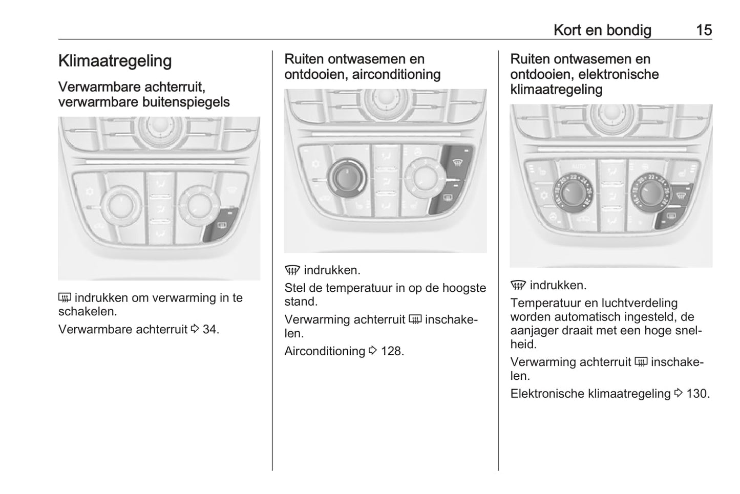 2018-2019 Opel Cascada Owner's Manual | Dutch