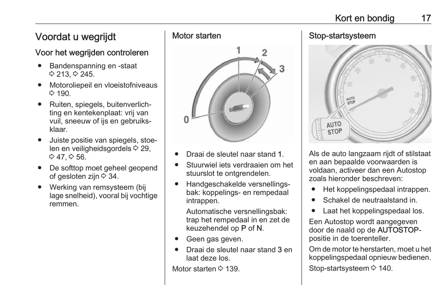 2018-2019 Opel Cascada Owner's Manual | Dutch