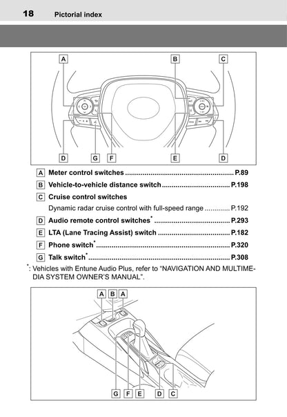 2019-2020 Toyota Corolla Owner's Manual | English