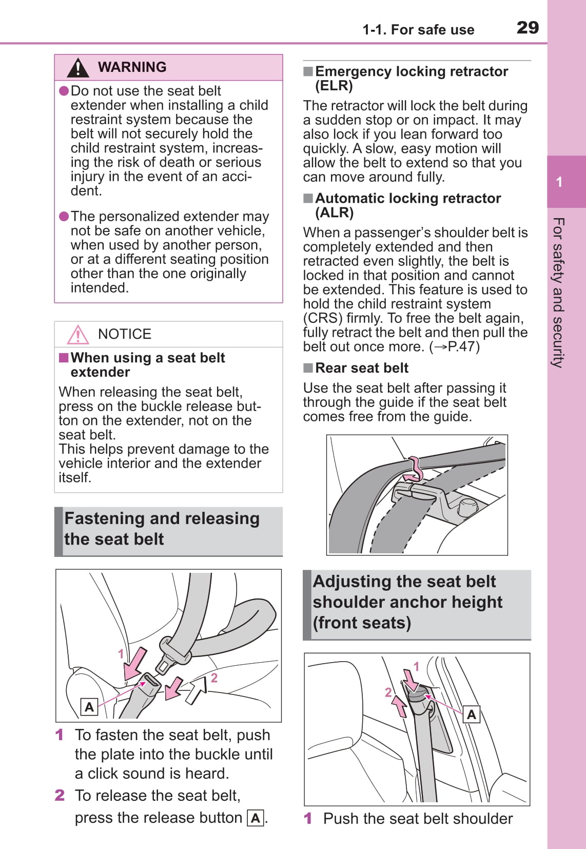 2019-2020 Toyota Corolla Owner's Manual | English