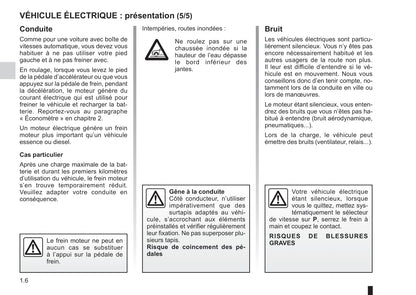 2012-2013 Renault Fluence Z.E. Owner's Manual | French