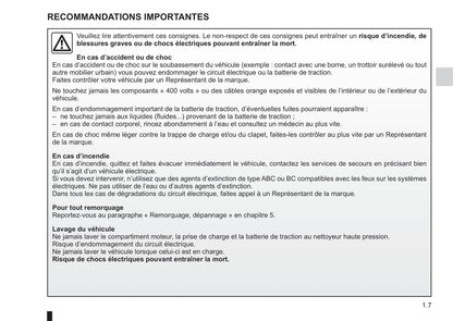 2012-2013 Renault Fluence Z.E. Owner's Manual | French