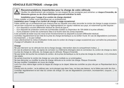 2012-2013 Renault Fluence Z.E. Owner's Manual | French