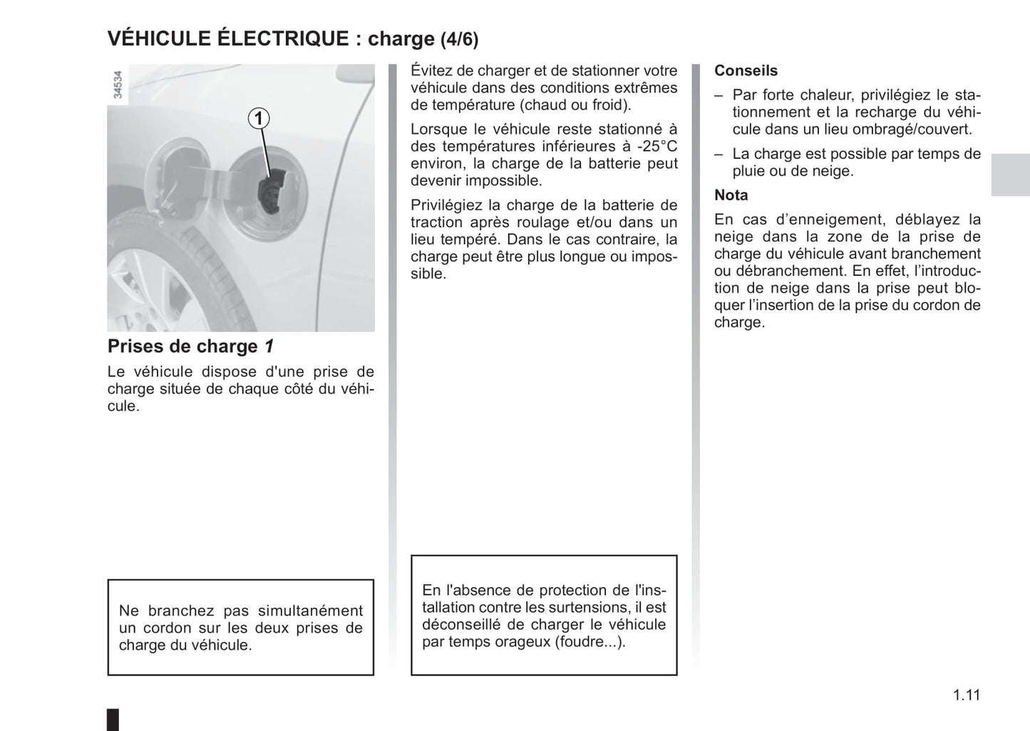 2012-2013 Renault Fluence Z.E. Owner's Manual | French