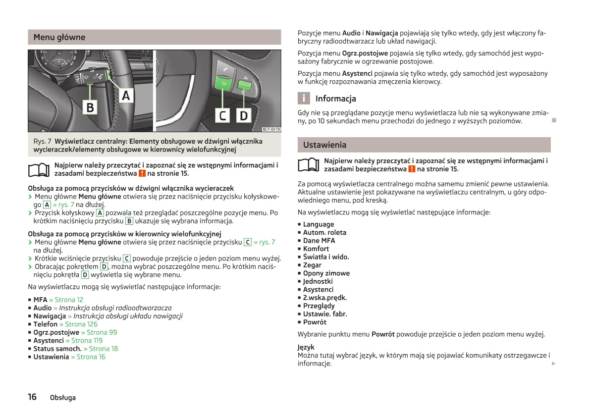 2012-2013 Skoda Superb Gebruikershandleiding | Pools