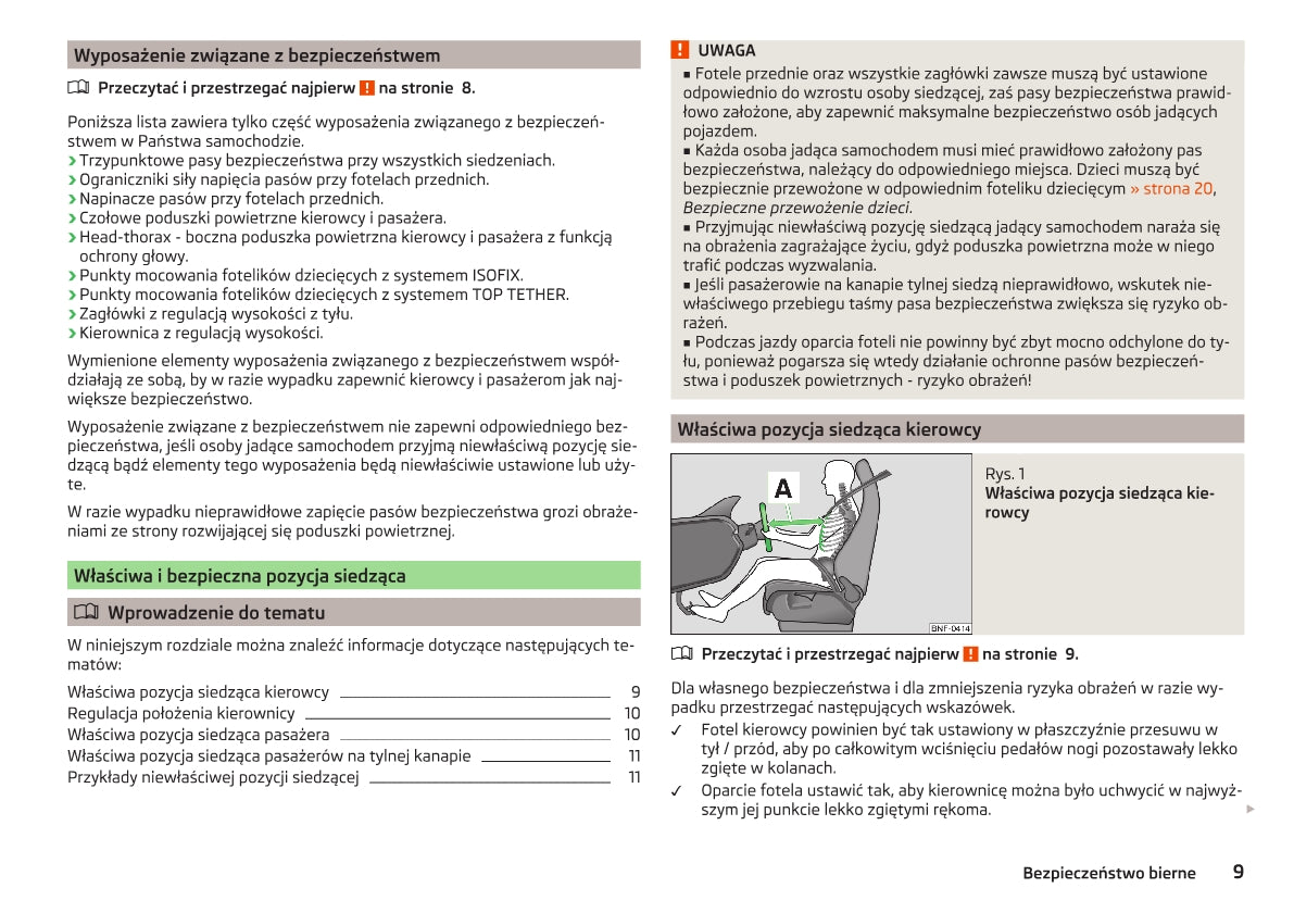 2012-2016 Skoda Citigo Manuel du propriétaire | Polonais