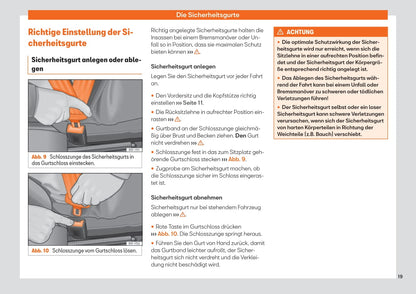 2019-2023 Seat Mii Bedienungsanleitung | Deutsch