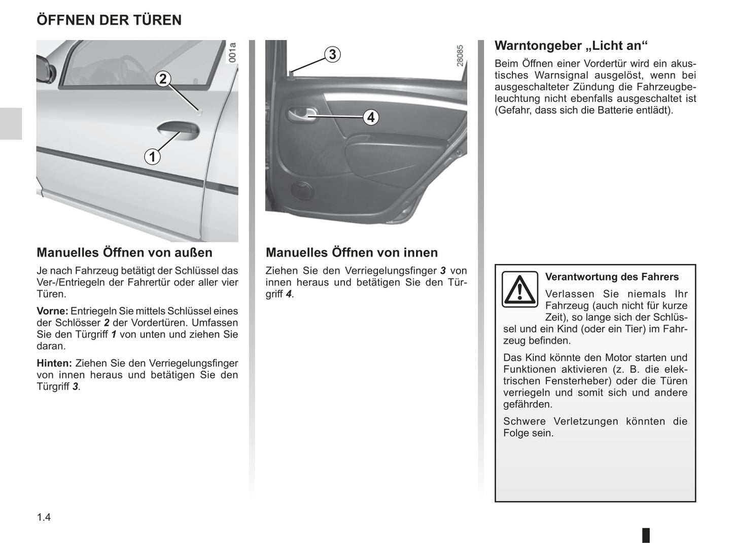 2005-2008 Dacia Logan Manuel du propriétaire | Allemand