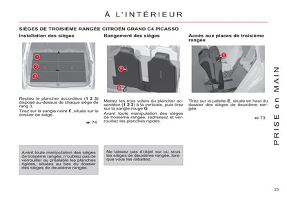 2011-2013 Citroën C4 Picasso/Grand C4 Picasso Gebruikershandleiding | Frans