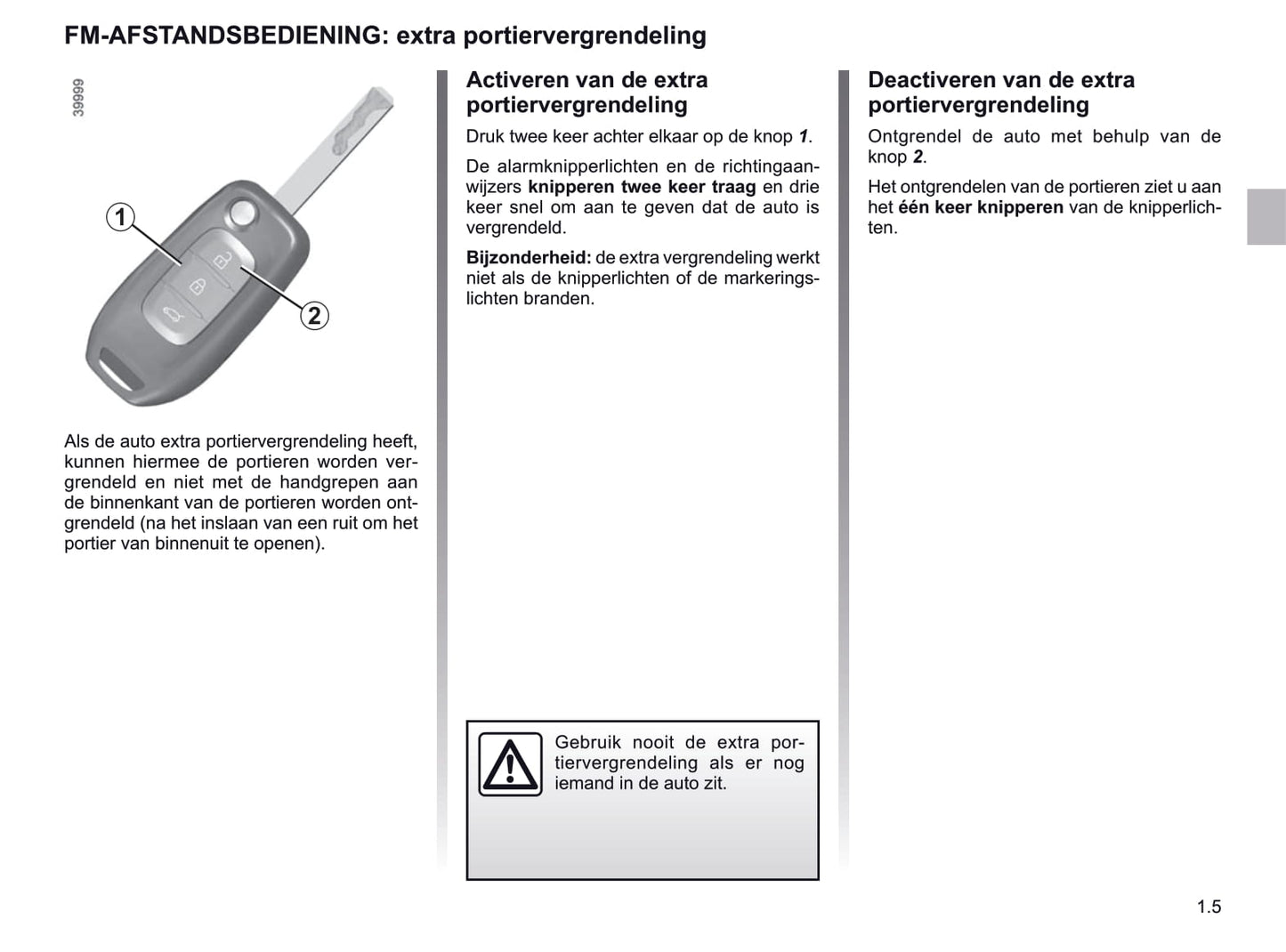 2019-2020 Renault Kadjar Owner's Manual | Dutch