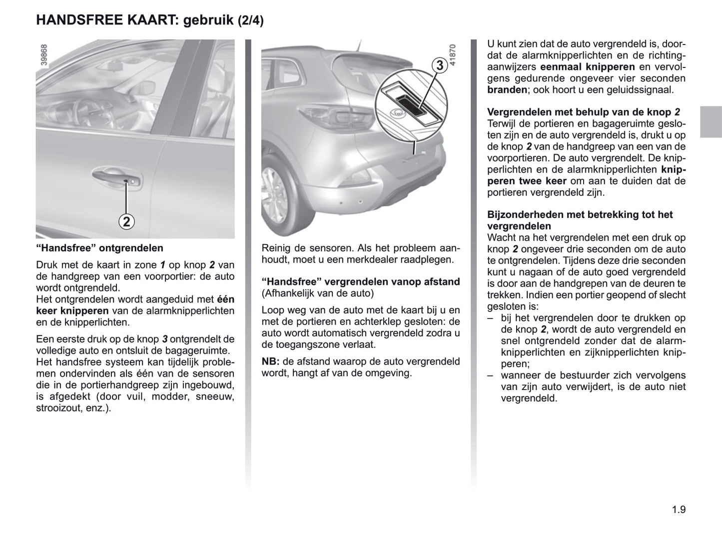 2019-2020 Renault Kadjar Owner's Manual | Dutch