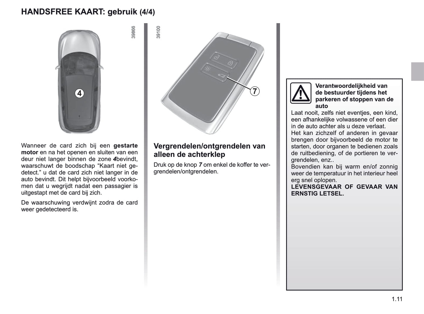 2019-2020 Renault Kadjar Owner's Manual | Dutch