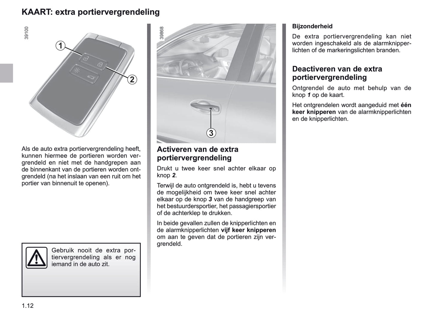 2019-2020 Renault Kadjar Owner's Manual | Dutch