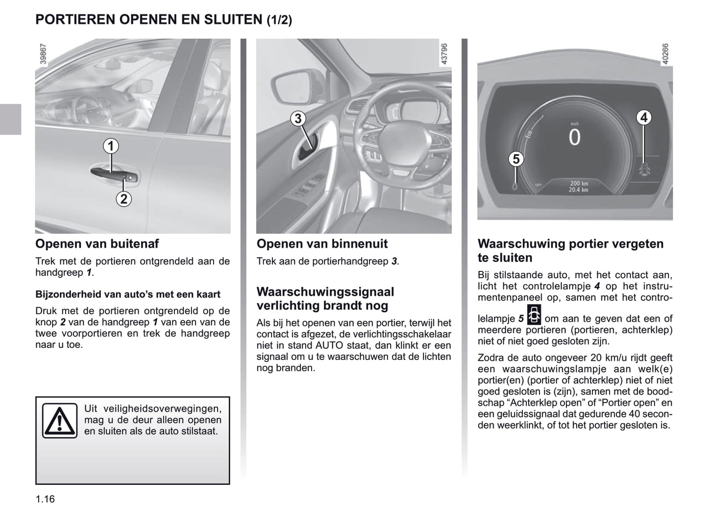 2019-2020 Renault Kadjar Owner's Manual | Dutch