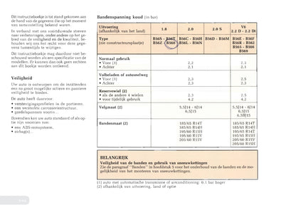 1996-1997 Renault Laguna Owner's Manual | Dutch