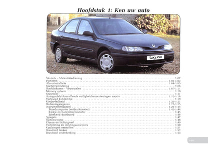 1996-1997 Renault Laguna Owner's Manual | Dutch