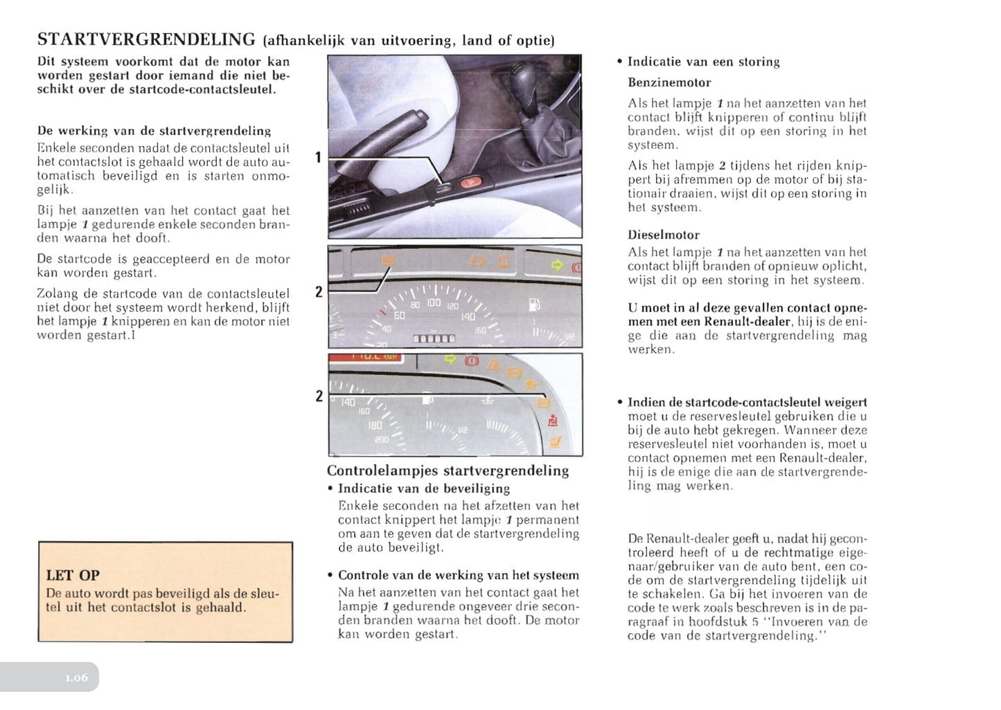 1996-1997 Renault Laguna Owner's Manual | Dutch