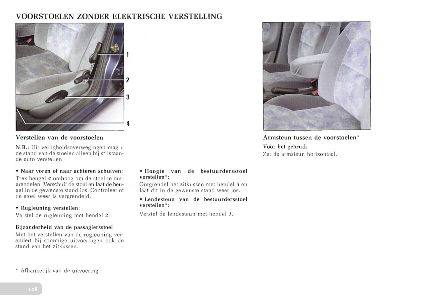 1996-1997 Renault Laguna Owner's Manual | Dutch