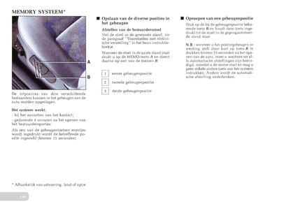 1996-1997 Renault Laguna Owner's Manual | Dutch