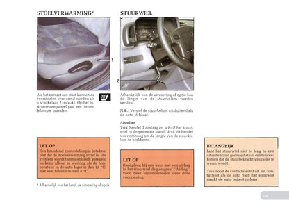 1996-1997 Renault Laguna Owner's Manual | Dutch