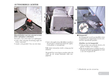 1996-1997 Renault Laguna Owner's Manual | Dutch