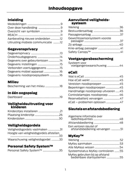 2021-2022 Ford Explorer Owner's Manual | Dutch