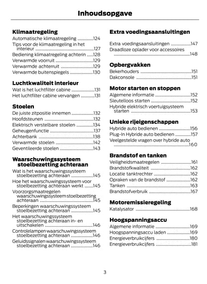 2021-2022 Ford Explorer Owner's Manual | Dutch