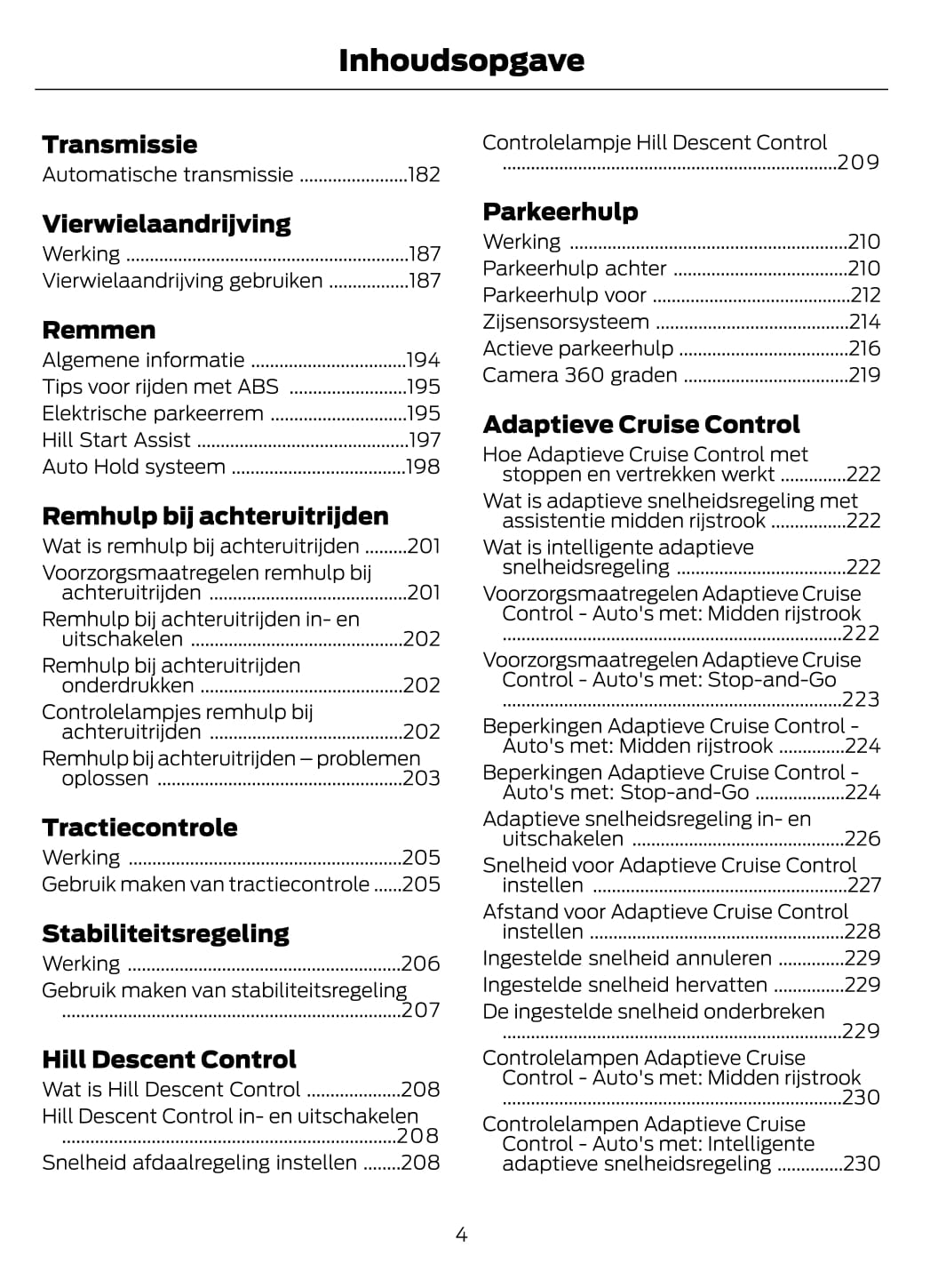 2021-2022 Ford Explorer Owner's Manual | Dutch