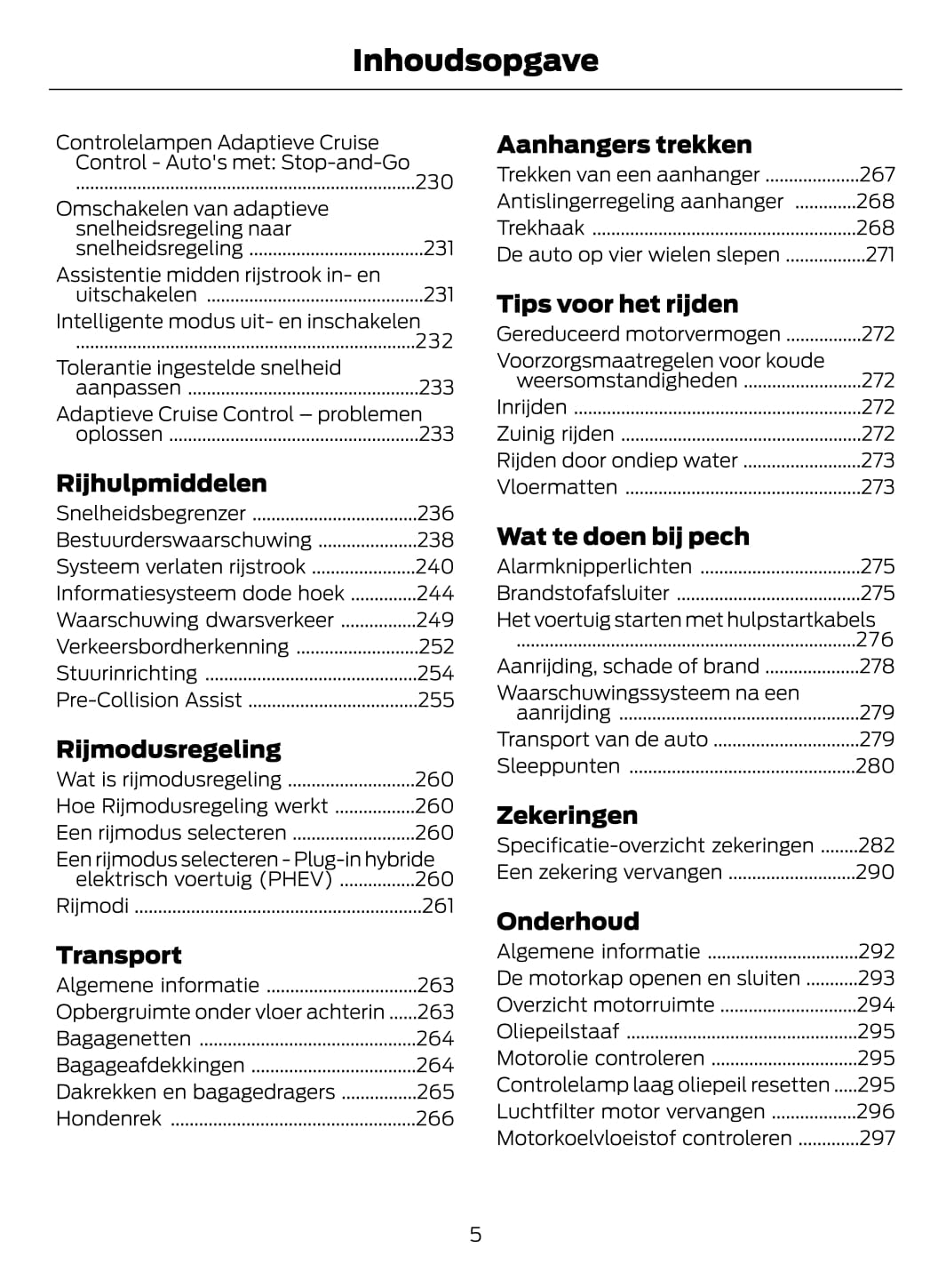 2021-2022 Ford Explorer Owner's Manual | Dutch