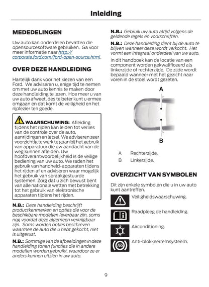 2021-2022 Ford Explorer Owner's Manual | Dutch