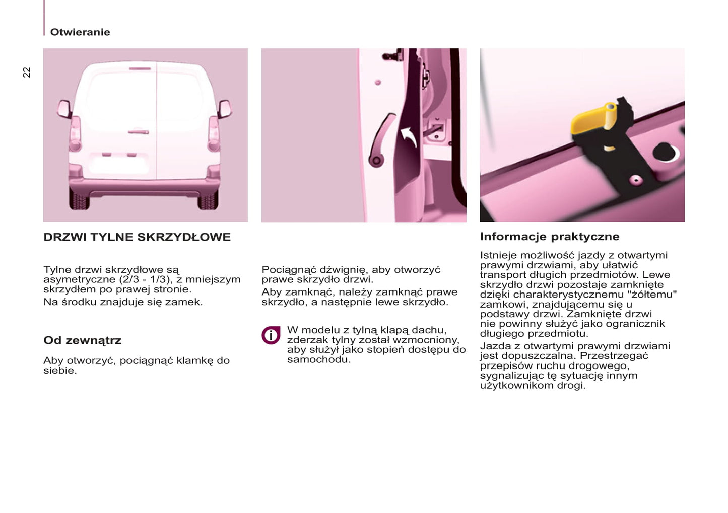 2012-2013 Peugeot Partner Gebruikershandleiding | Pools